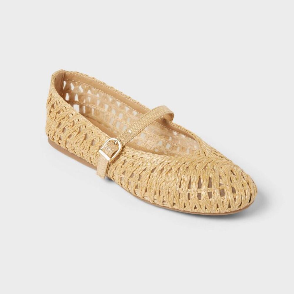 Women’s Myla Flats with Memory Foam Insole - A New Day Beige 11